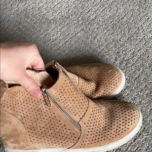 Tan Wedge shoes